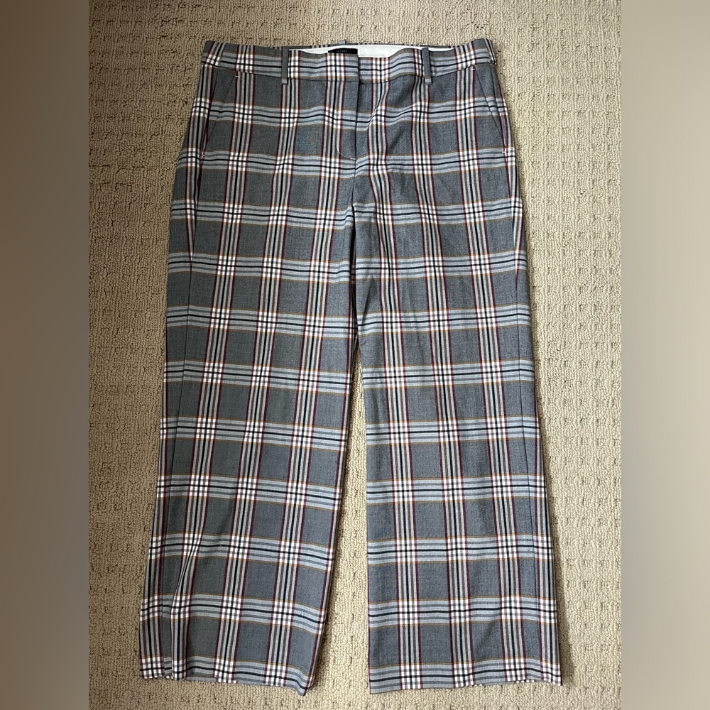 J crew plaid trousers - 16T